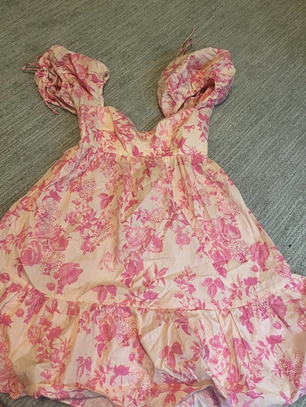 Sky to Moon Pink floral dress size S
